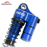 Nexx Racing 59mm Long Reservoir shocks (4pcs) for for 1/18 RC Crawler Redcat Ascent18 - BLUE